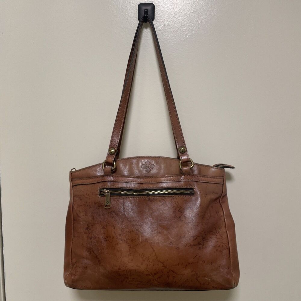 Patricia Nash Brown Leather Shoulder Bag